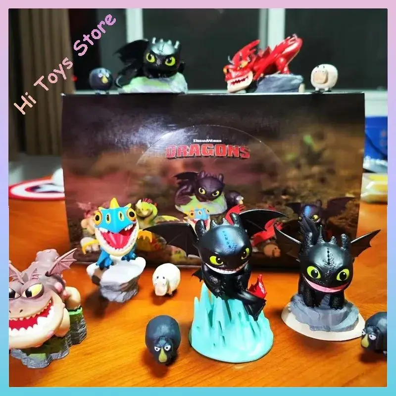 Figurki Akcji \"Gdzie Są Dzikie Rzeczy\" i \"Jak Zapłacić Smoka\" - Toothless, Figurki Anime, Night Fury, Zestaw Garage Kit, Zabawki dla Dzieci