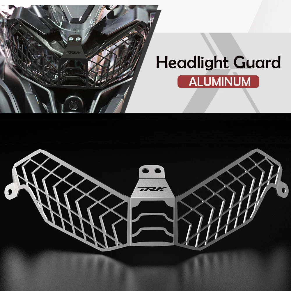 For Benelli TRK 702 702X TRK702X TRK702 2022 2023 Motorcycle Headlight Head Light Guard Protector Cover Protection Grille trk702