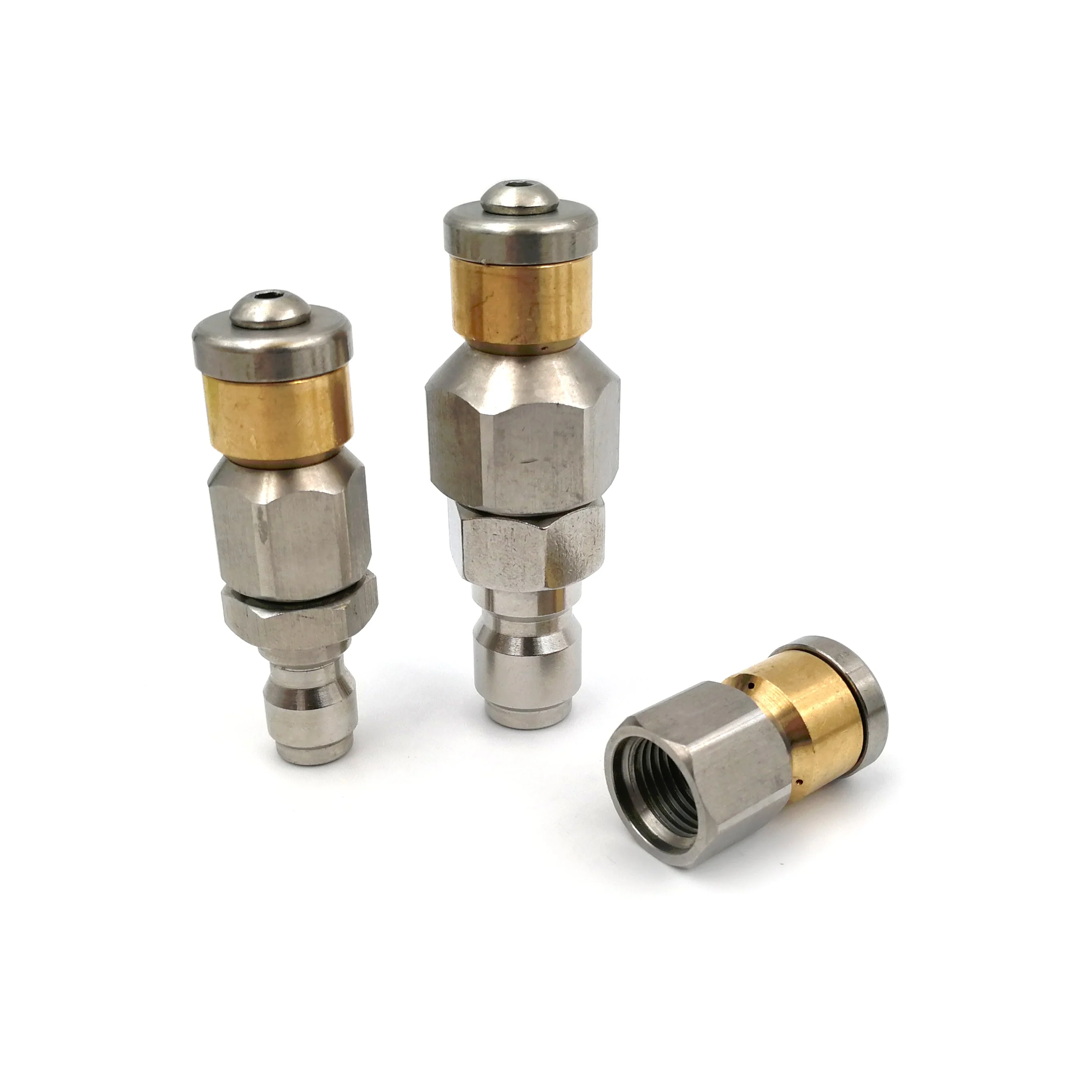 1Pc High Pressure Sewer Cleaning Nozzle 1/4