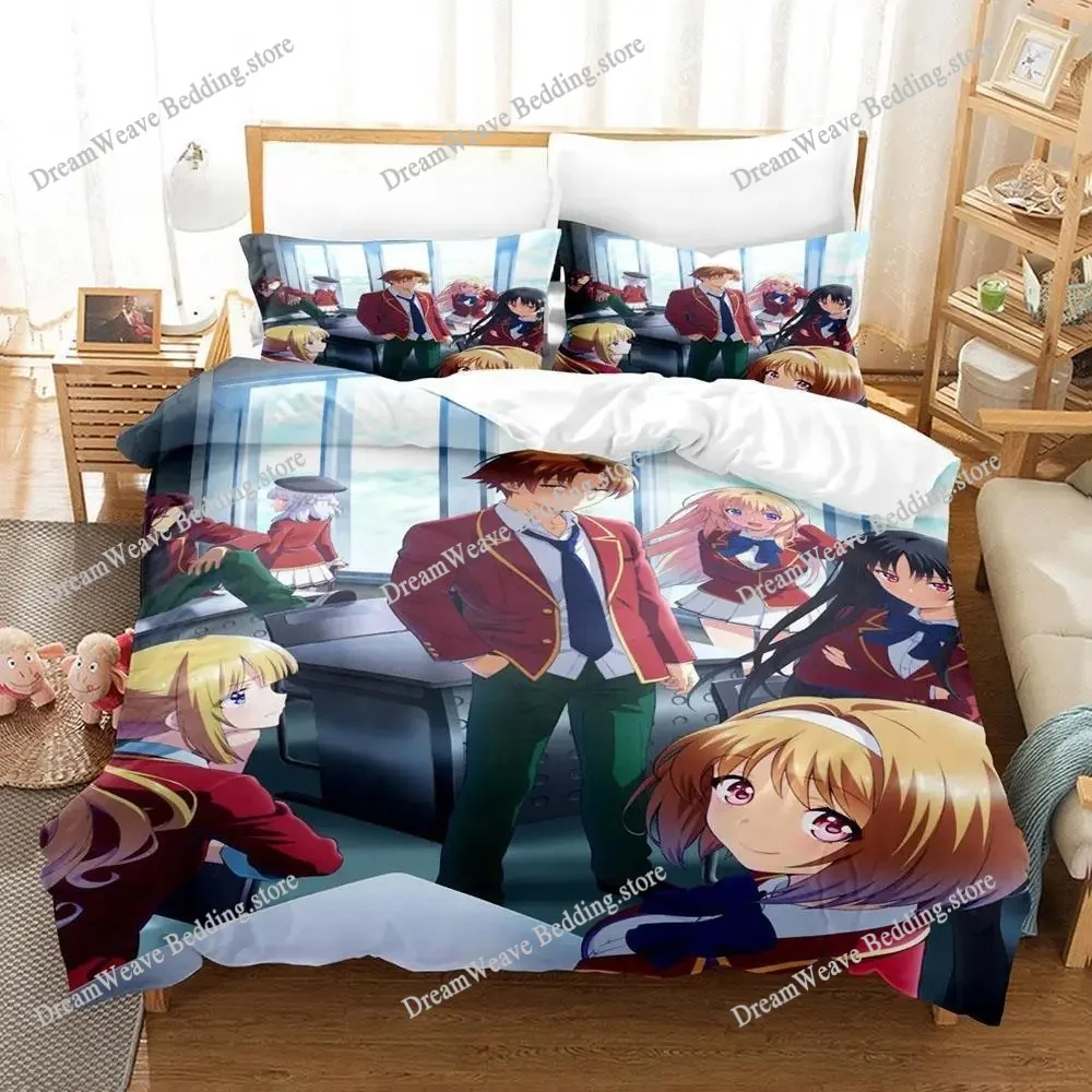 

Classroom of The Elite Bedding Set Single Twin Full Queen King Size Bed Set Adult Kid Bedroom Duvet Cover Sets 3D Printing Anime