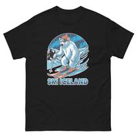 Ski Iceland Polar Bear Cute Animal Skiing T Shirt