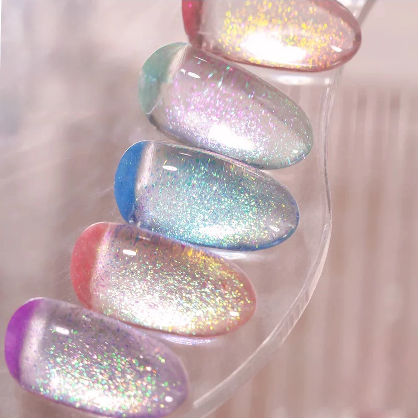 MIANEL 12ML Fall Nails 2025 Nuovo Super Flash Polarizzato Diamante Smerigliato Glitter Gel Smalto per unghie Unghie verdi per Natale