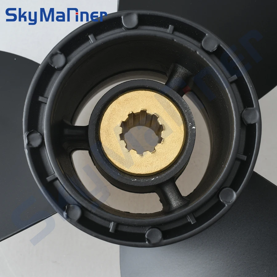58100-93733-019 Propeller Aluminum Alloy 3 Blades Suitable for Suzuki 15-20HP 9 1/4 x 10 Marine Replacement Parts