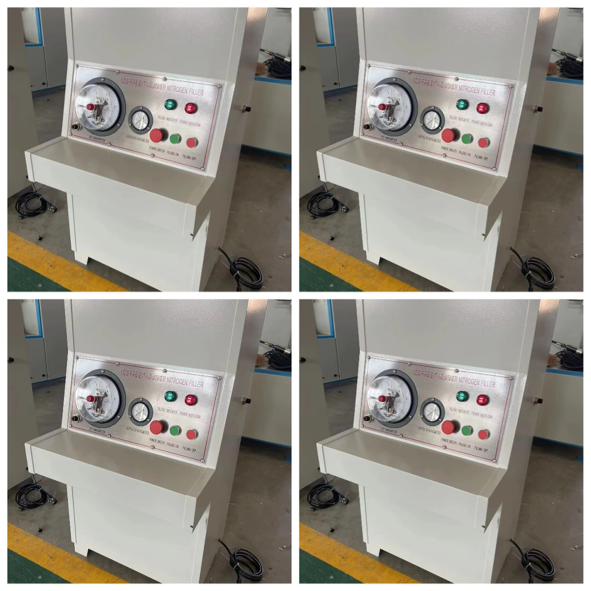Nitrogen filling and gauge calibration machine , multi-functional N2 filling machine / pressure gauge checking machine