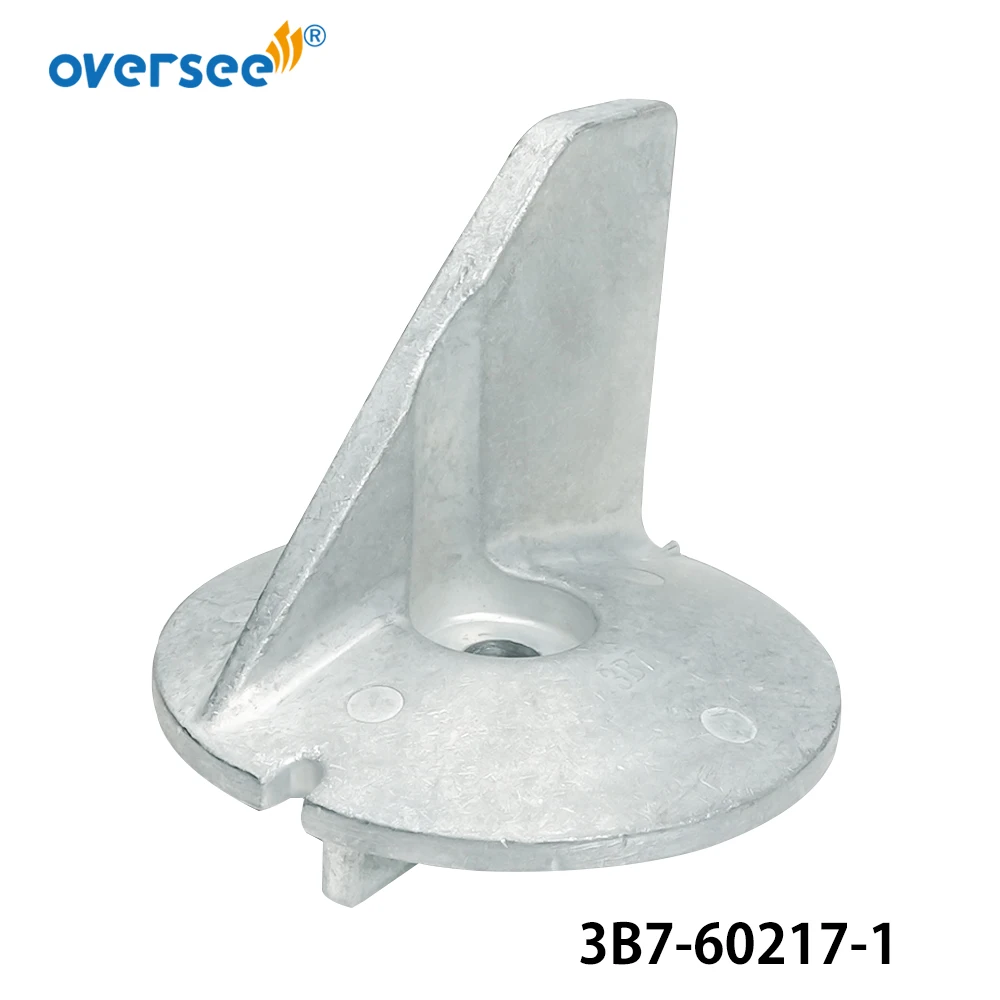 

3B7-60217 Zinc Anode Trim Tab For Tohatsu Outboard Motor 2T 60HP 70HP 90HP 115HP 140HP Anode 3B7-60217-1; 3B7-60217-0