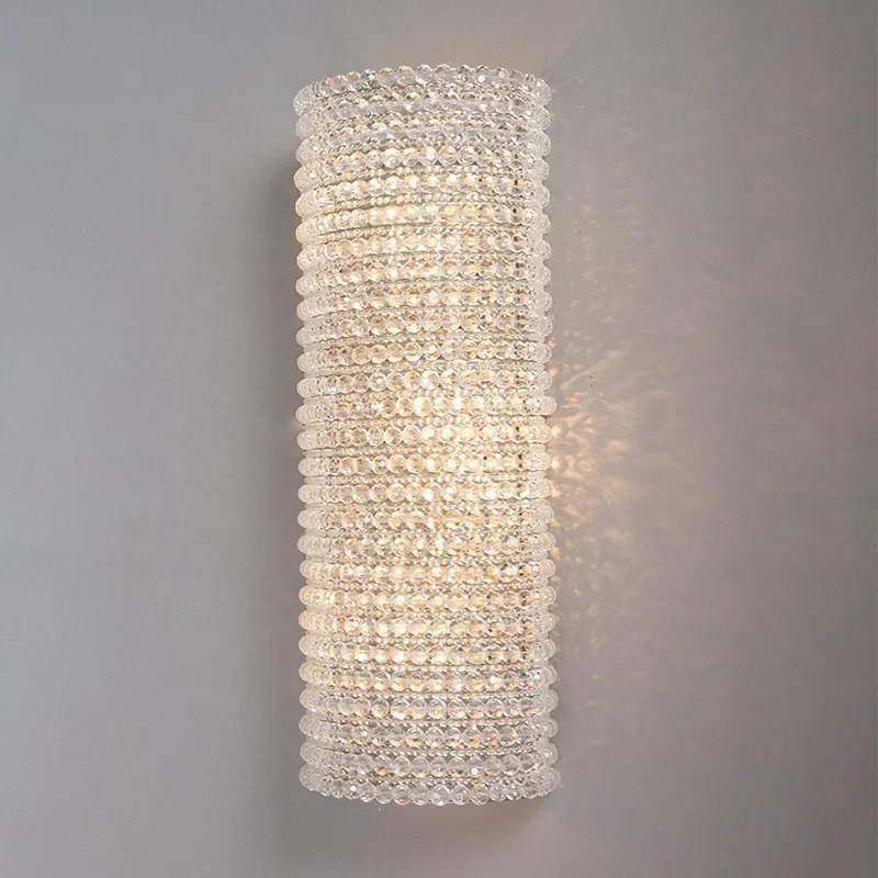 

Luxury Crystal Wall Lamp Clear/Amber Crystal Sconce Foyer Cristal Wall Light Fixture Home Decor Bedroom Corridor Lights