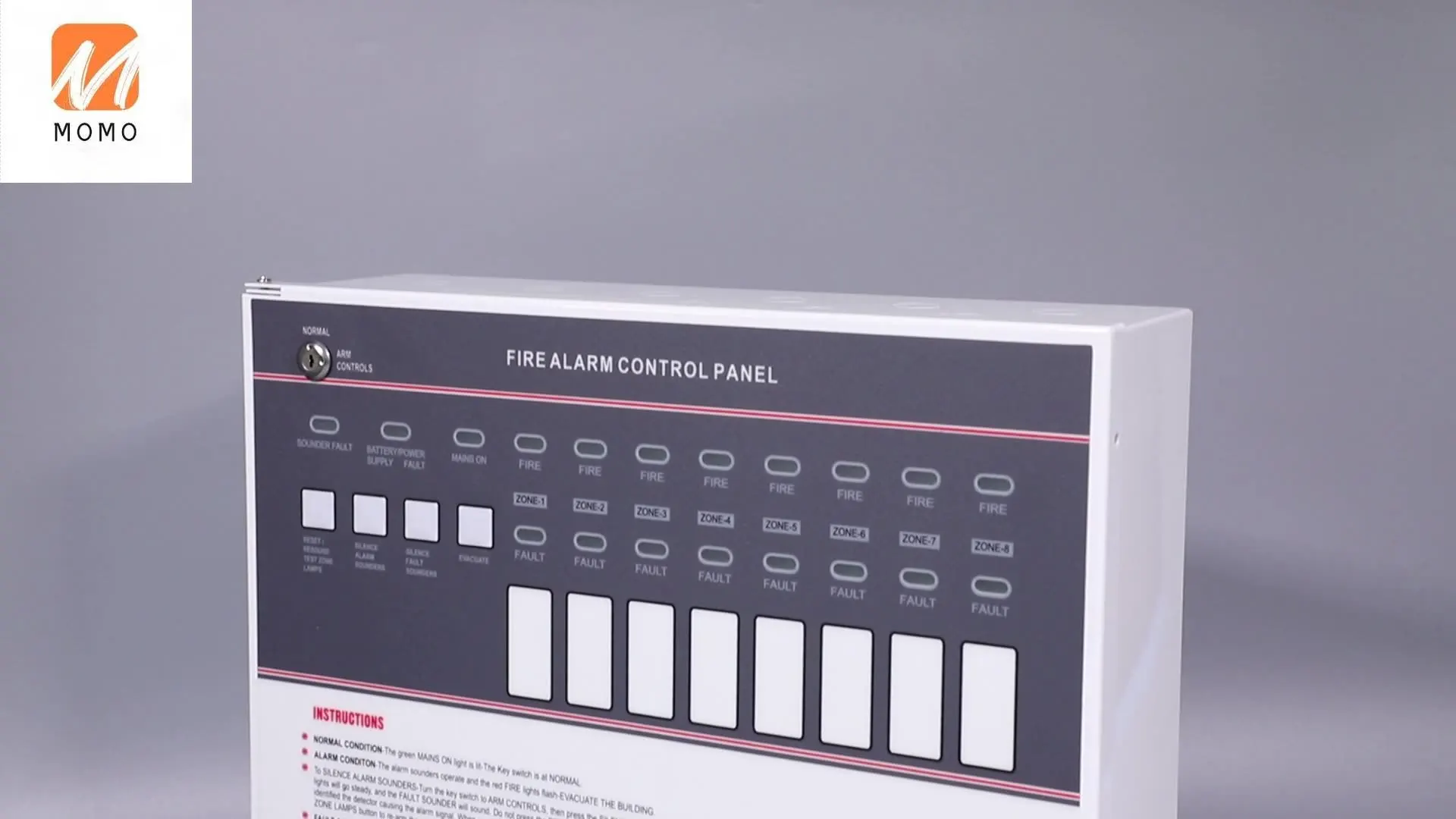 5 year EN Approval  4 zones Conventional Fire Alarm Control Panel manufacture for fire fighting systems