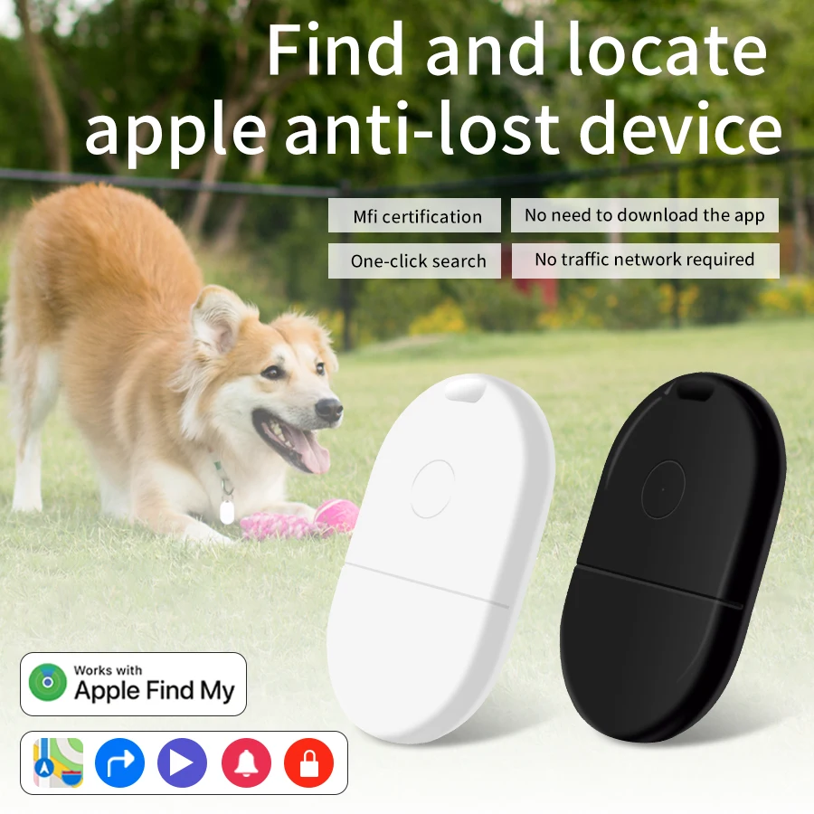 

Smart Bluetooth GPS Tracker Portable Locator IOS Find My App Mimi Tracker Suitable Elderly Children Pet Luggage Wallet Locate