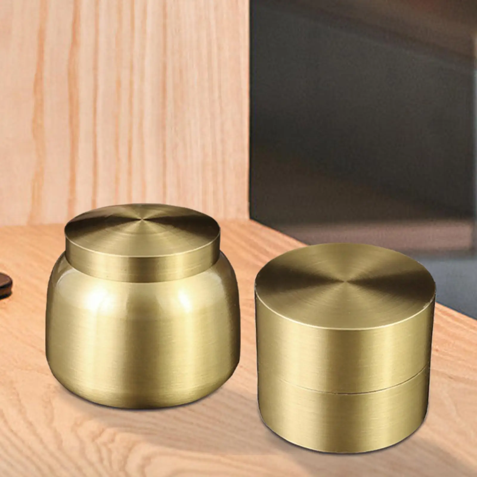 Recipiente de cobre, urna para animales pequeños, tarro de sellado hermoso multiusos pequeño, tarro de té suelto
