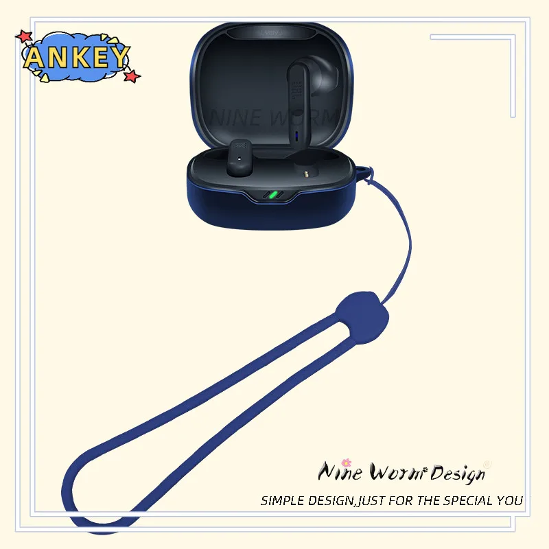 

for JBL Wave 300 Vibe 300TWS Wave Flex 2 Case Protective Cover Wave 300TWS Anti-fall Soft Silicone Bluetooth