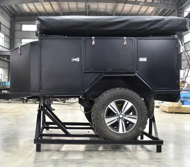 4x4 Mini Outdoor Off-Road Camper Trailer Self-Driving RV Accessory for Home Travel and Camping