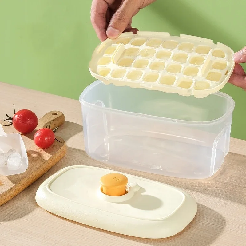 Press Ice Tray Mold Household Storage Artifact To Cube Easy Model Ice Quick-freezing Ice Release Box