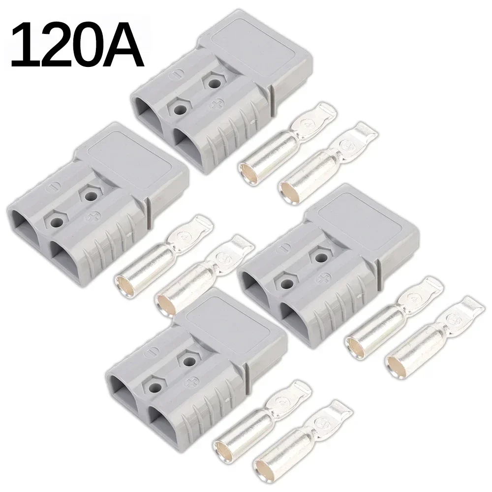 2/4/8 Stück Auto-Kabelverbinder, 50/120 AMP 600V Ladeanschluss für Kabelklemmen, Batterie-Stromanschluss