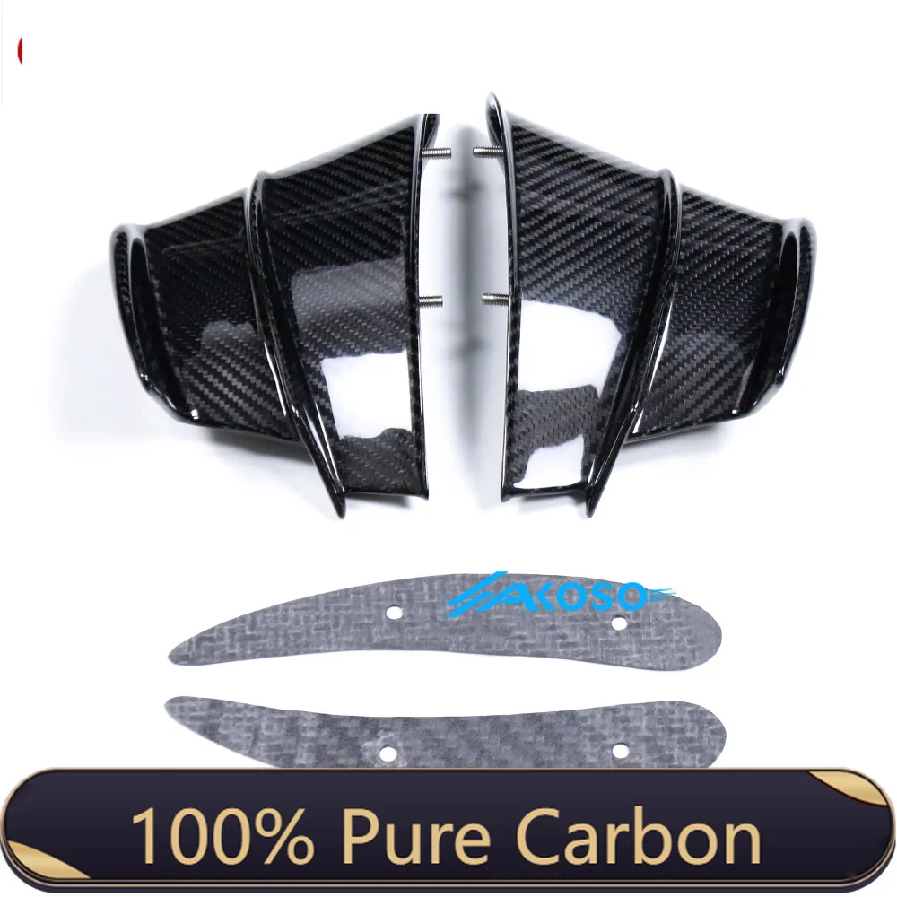 For Ducati PANIGALE V4 V4S V4R 2018-2021 Wings Winglets 100% Full 3k CARBON FIBER Motorcycle Body Fairings Kit