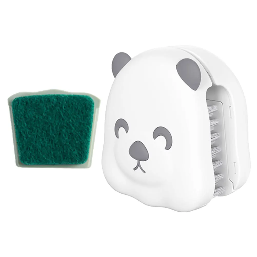 

Knife Cleaning Brush Portable Kitchen Tool Multi use Forks Chopsticks Scouring Pads Bristles Safe Home Hotel Restaurant