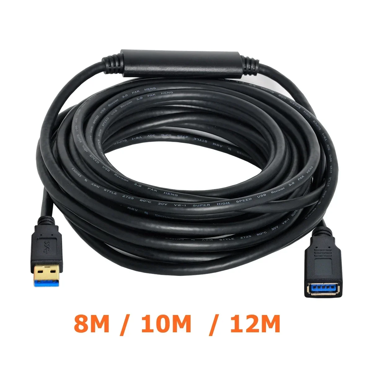 12M 10M USB3.0 Extension Cable For Smart TV PS4 Xbox One SSD USB To USB Cable Extender Data Cord Mini USB3.0 2.0 Extension Cable