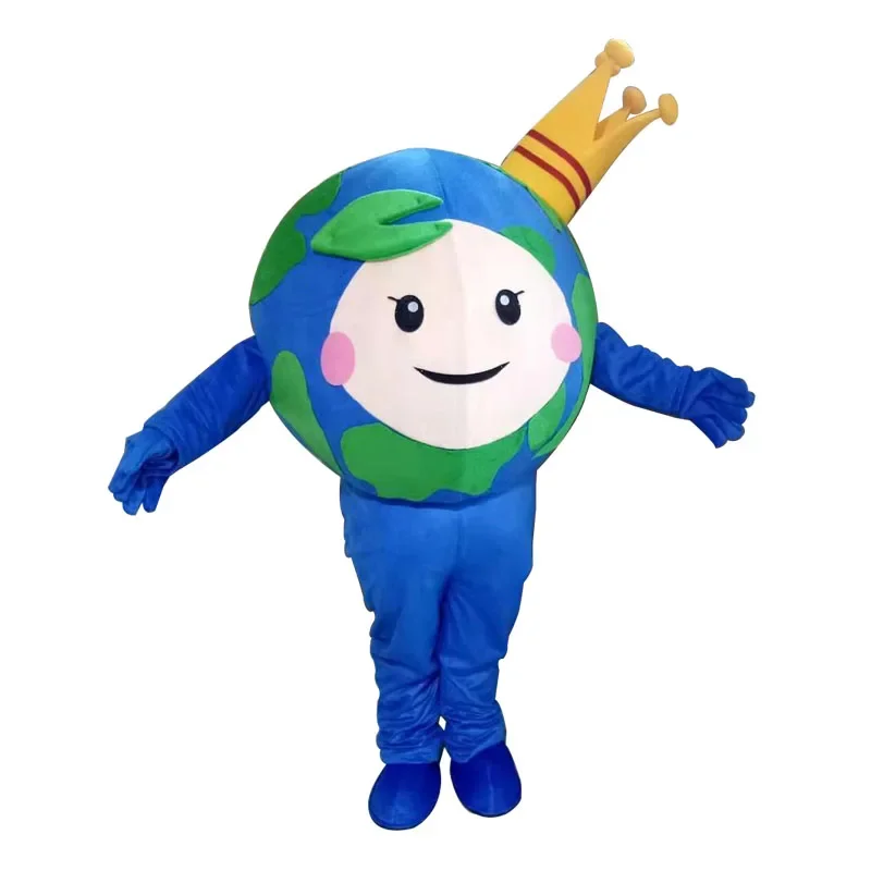 The Earth Tellurion Terrestrial Globe Tellurian Mascot Costume Adult Cartoon Character Club Activities Farewell Halloween Party