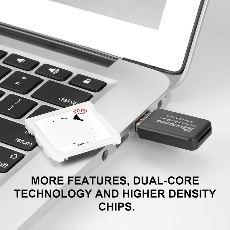 New 2025 R4 SDHC Adapter Secure Digital Memory Card Burning Card Game Card Flashcard Durable Material Compact Portable Flashcard