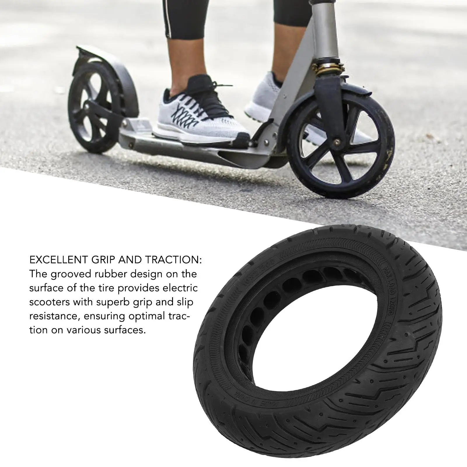 High-Performance Electric Scooter Tire - Superior Grip & Impact Resistant Wheel for Easy for maintenance