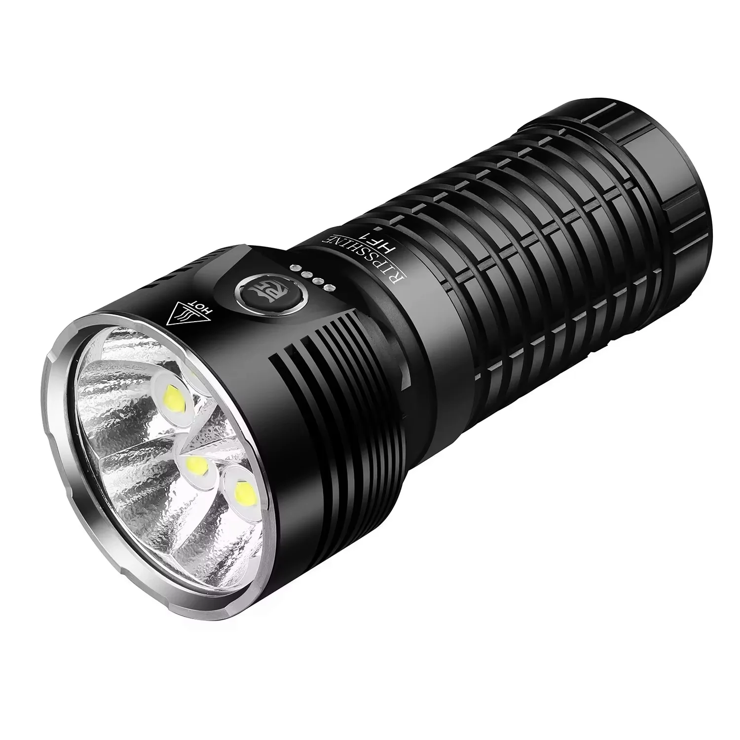 Ultra Bright Rechargeable Flashlights 20000Lumen 6pcs LED Powerful Torch Light Power Bank with 46950 Battery for Hunting Camping