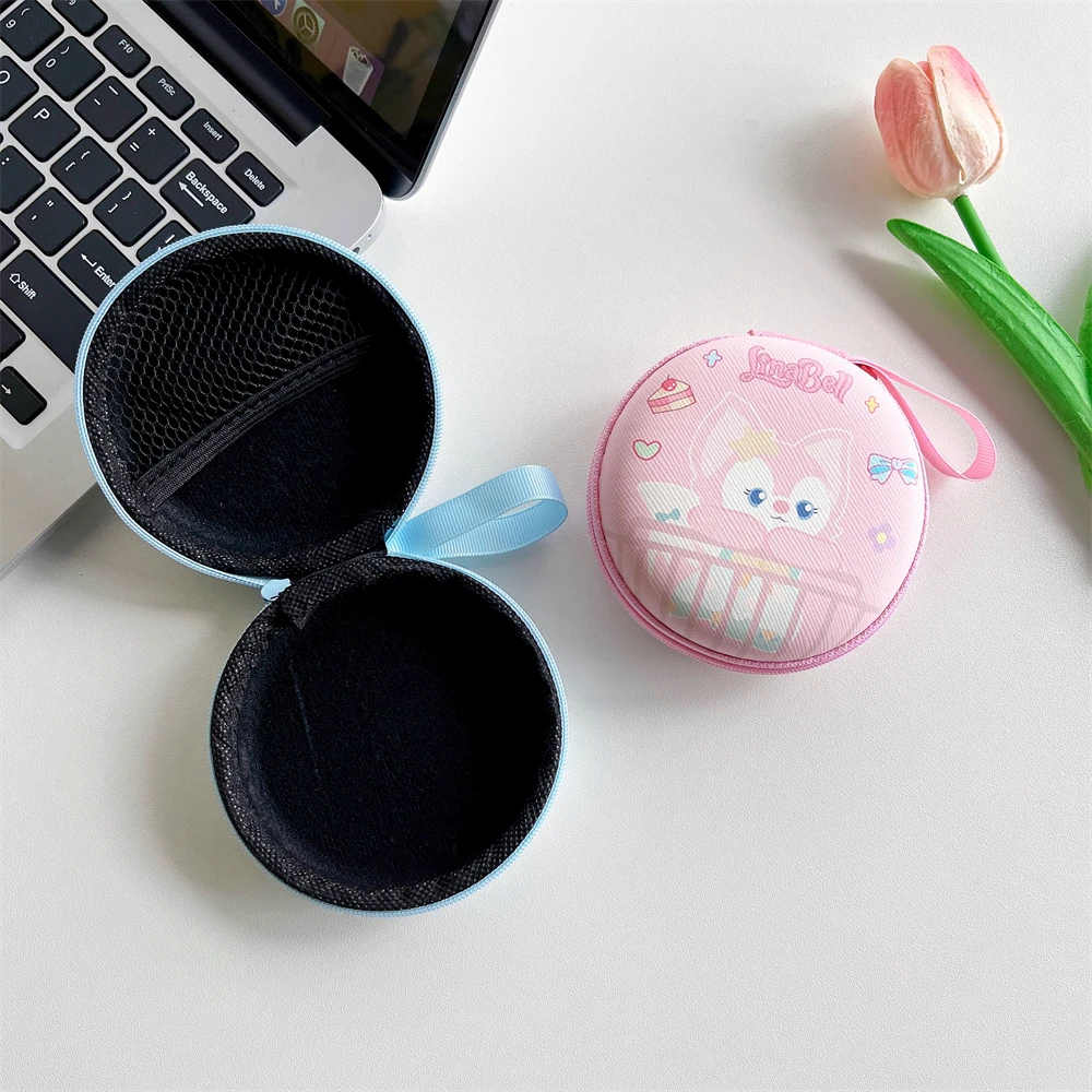 Earphone Carry Storage Box For Airpods Cable USB Kuromi Cinnamoroll Hello Kitty Duffy Stellalou 9.5cm Zipper Bag Cover