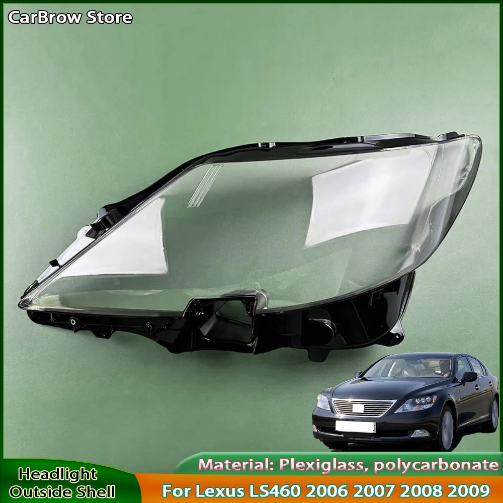 

Headlight Shell Lens Auto Replacement Parts For Lexus LS460 2006 2007 2008 2009 Front Headlamp Cover Transparent Mask Lamp Shade