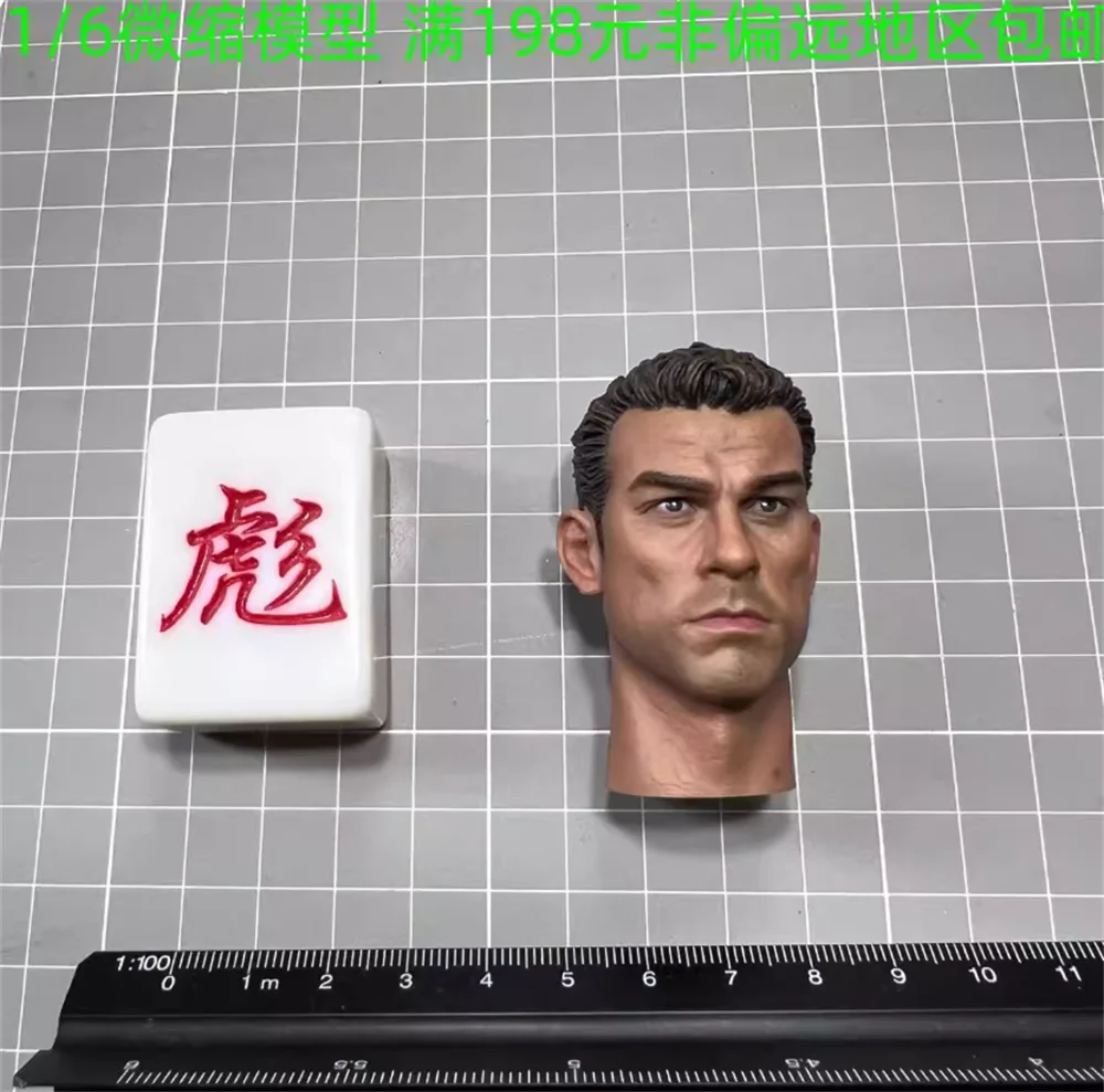 

1/6 DAMTOYS DAM SF001 Мужская голова призрака, скульптура, игрушки для резьбы, модель, аксессуары для 12 дюймов, фигурка куклы, сбор DIY