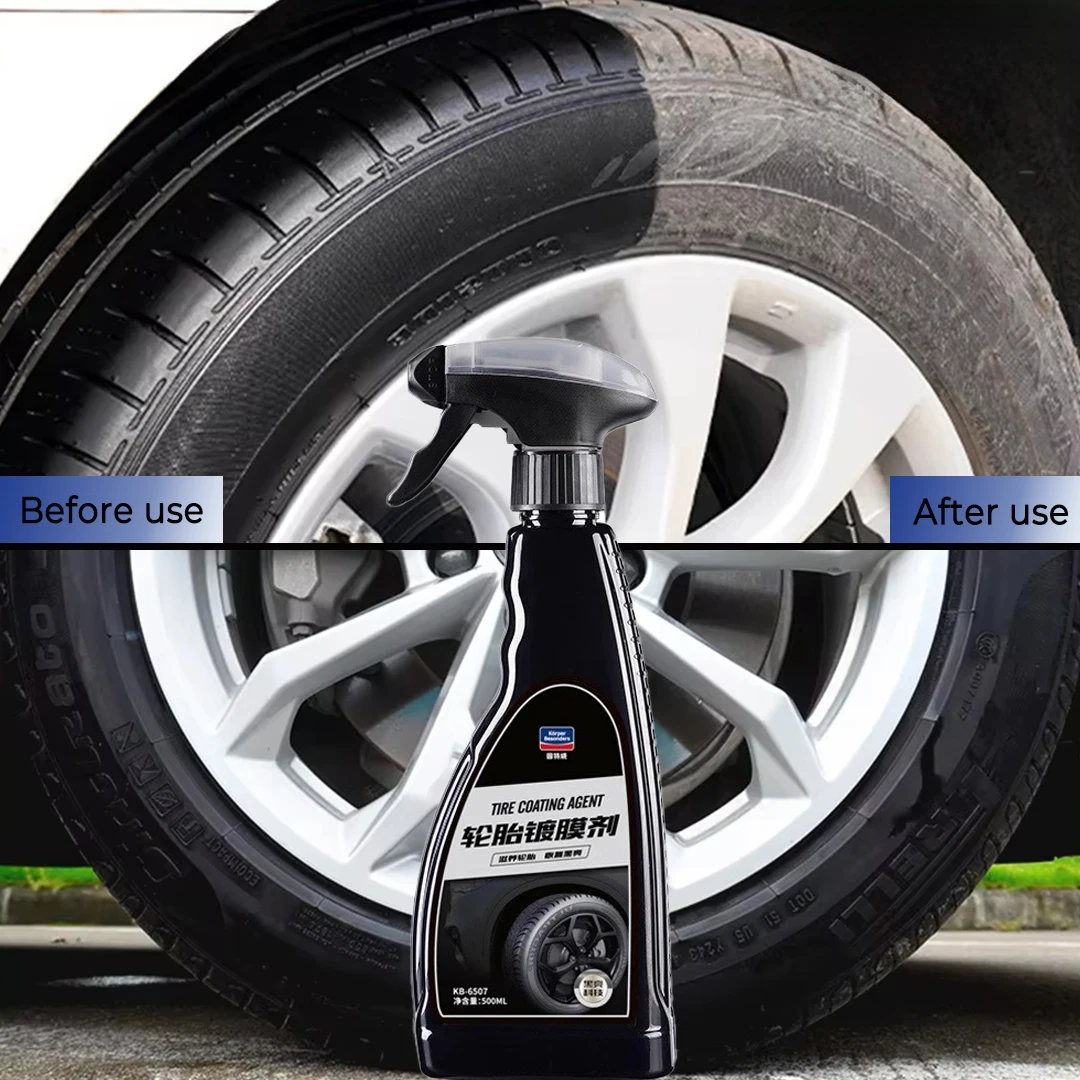 

1 шт., 500 мл, чистые блестящие автомобильные шины, быстрый ремонт, легкое нанесение, гидрофобное противообрастающее защитное покрытие для автомобильных шин