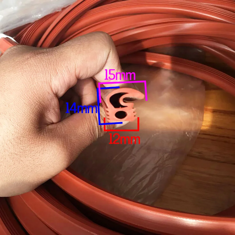 Bridge Aluminum Door Window Oven Sealing Strip Wooden Door Crash Bar Article Waterproof Dustproof Windproof Soundproof Sealing