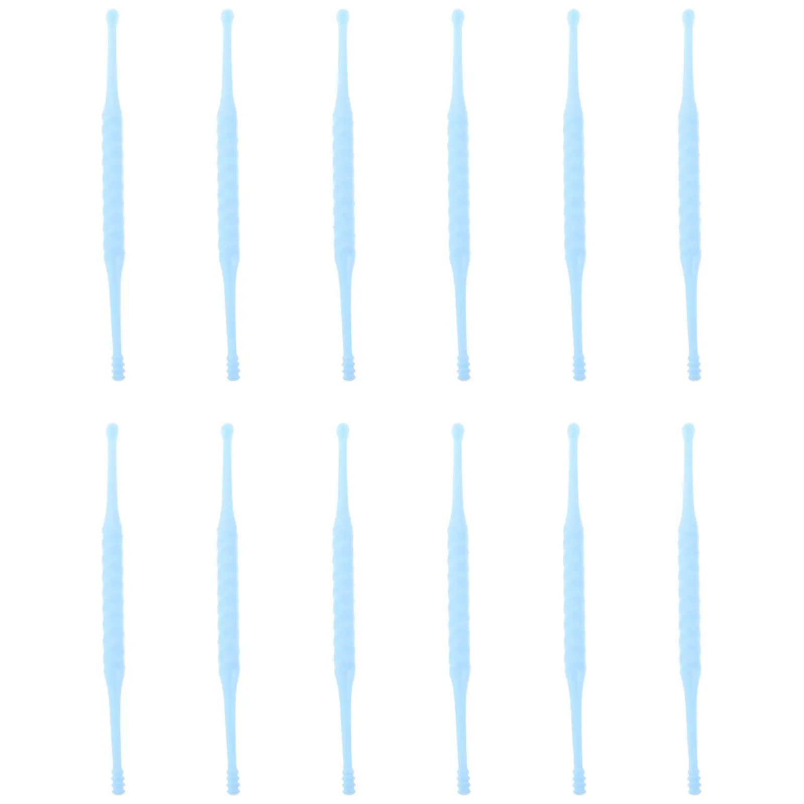 

12Pcs Plastic Hypoallergenic Smooth-Tip Ear Cleaner Spoon for Effortless Wax Removal Portable Ear Clean Tool