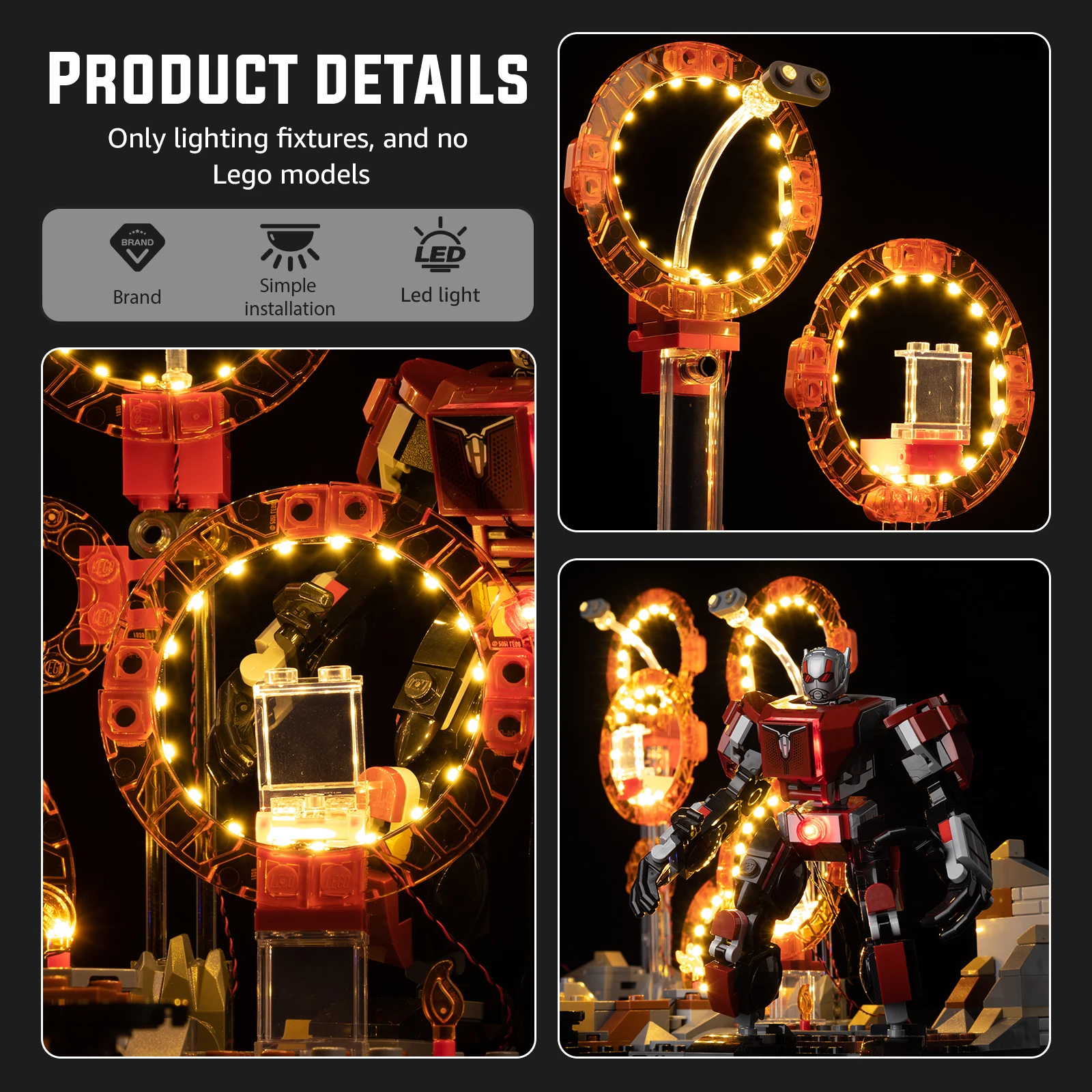 

Led Light Kit for LEGO Avengers: Endgame Final Battle 76323 Building Blocks