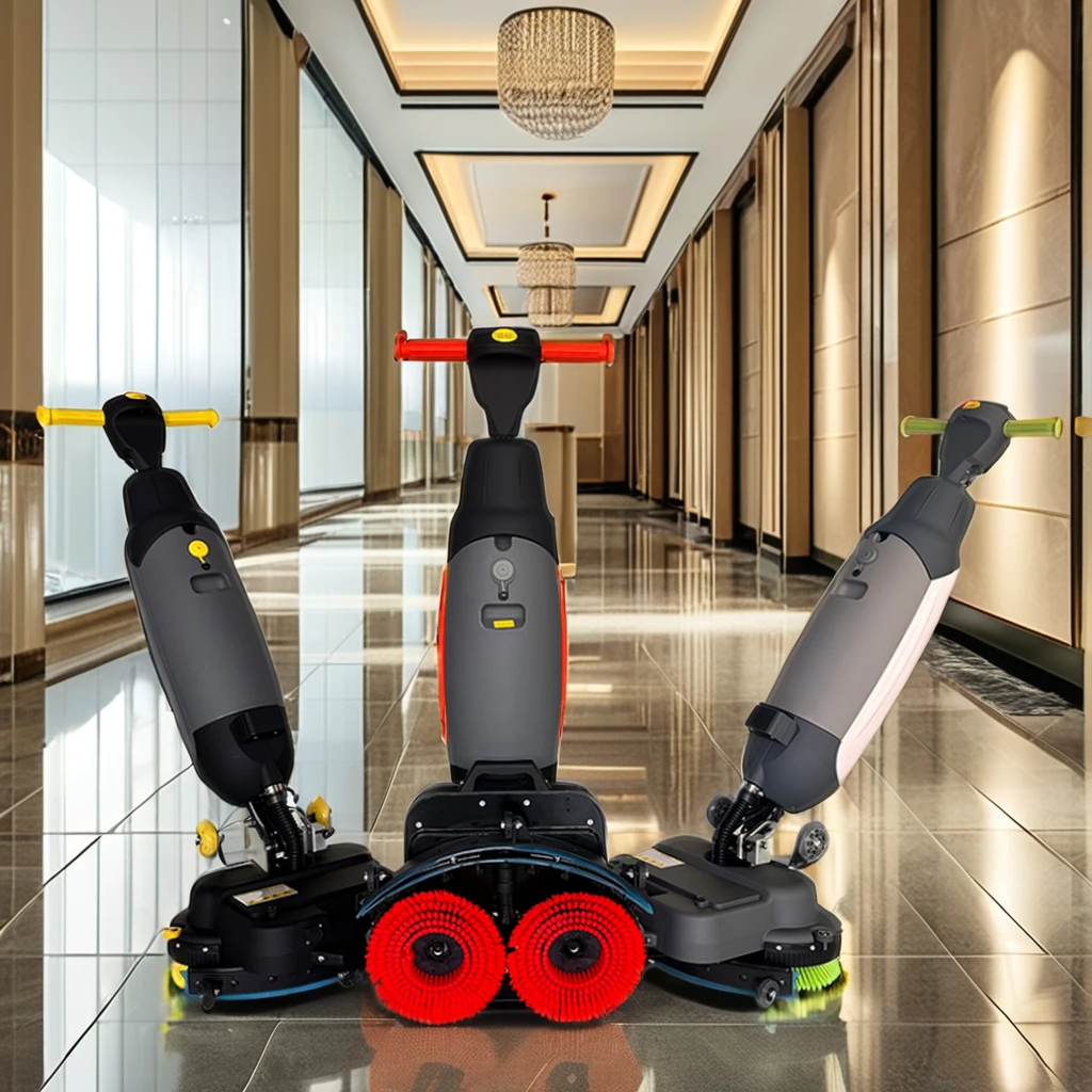 Vol-430 Electric Small Floor S - Floor Scrubber Machine Walk Behind recension och pris