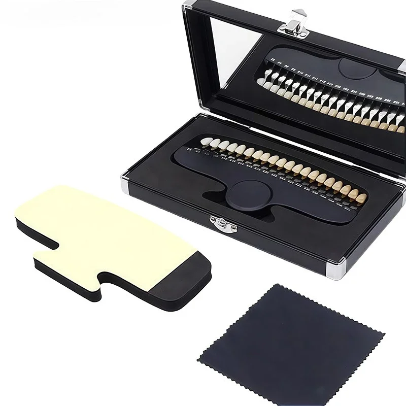 20/27 Colors Dental Teeth Shade Guide 3D Master Tooth Whitening Comparator Tooth Guide Colorimetric Plate