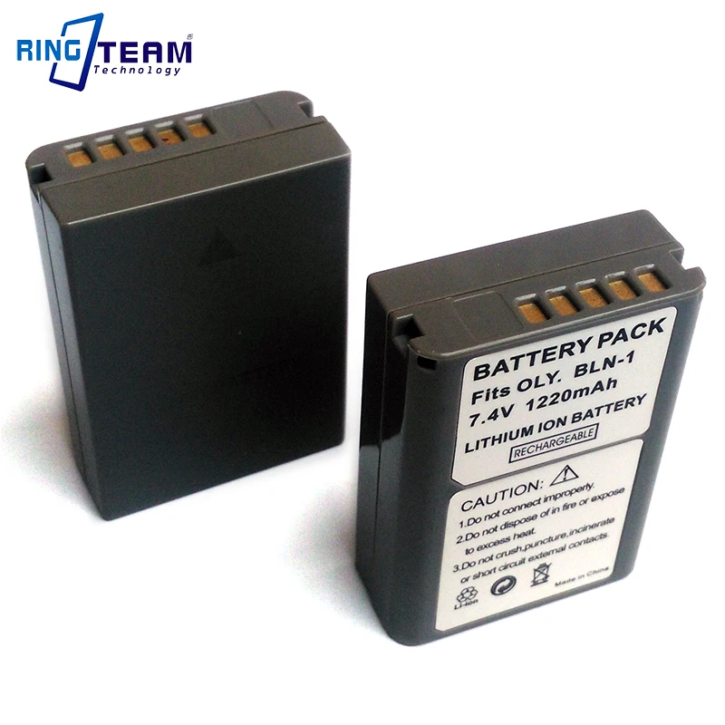 2 baterías BLN-1 BLN1 y 1 cargador dual USB (3 en 1) para cámaras digitales Olympus OM-D E-M5 II 2 E-M1 PEN E-P5