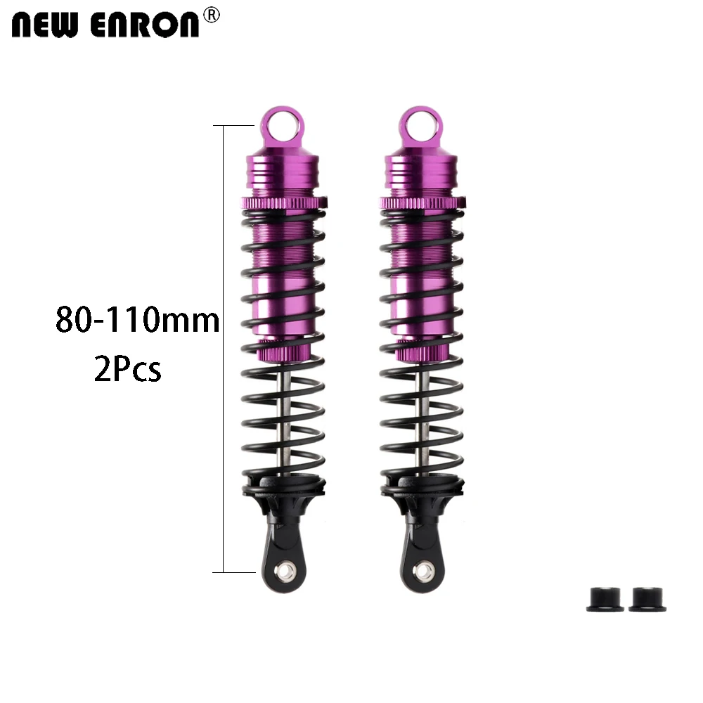 NEW ENRON 2Pcs Aluminum Alloy 80-110MM 90-130mm Damper Oil Shock Absorbe For RC Car 1/8 Truck HSP AXIAL KYOSHO NANDO TRAXXAS