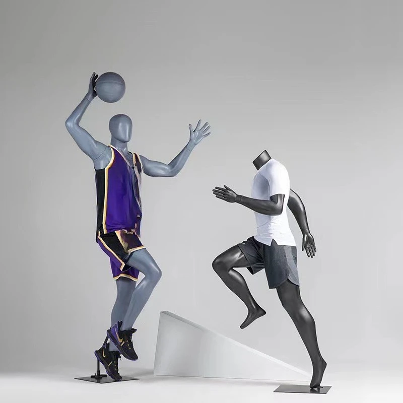 Running sports men and women model props full body clothing store display stand dummy outdoor sporting goods display