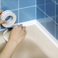 3.2M Self-adhesive Sealing Tape PVC Oil-Proof Kitchen Sink Edge Caulk Tape Waterproof Bathroom Toilet Corner Wall Sticker