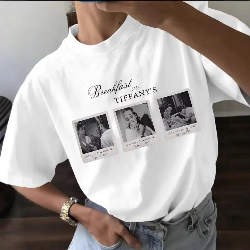 The 2025 Summer New Short-sleeved T-shirt Brand Casual and Fashionable Couple Outfits