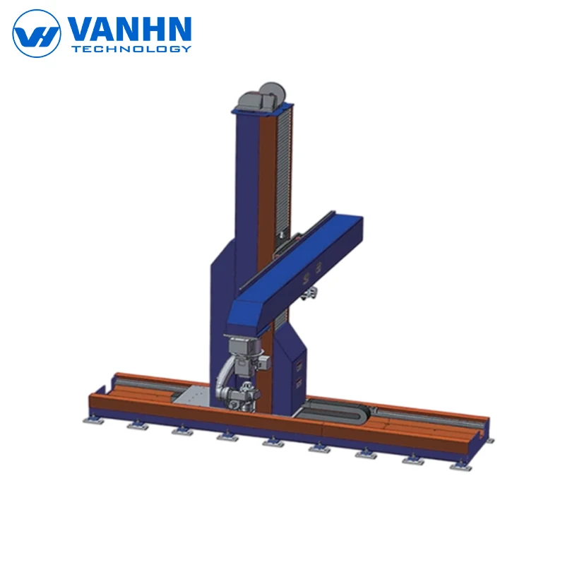 Gantry Style Three Axis Robot Walking Track Cross Beam Travel Featuring Motor PLC Gear Engine for Simultaneous Multi Robot