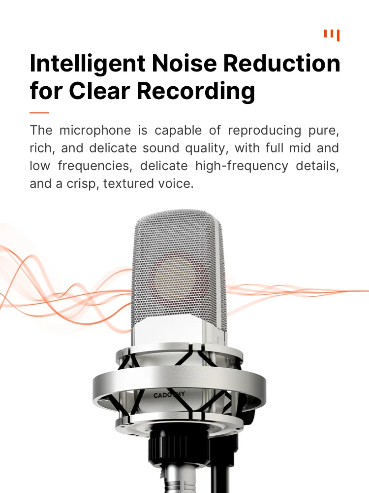 

CADOTHY High Quality Omnidirectional Mini Usb Flexible Audio Setup With Wired Drum Microphone Professional