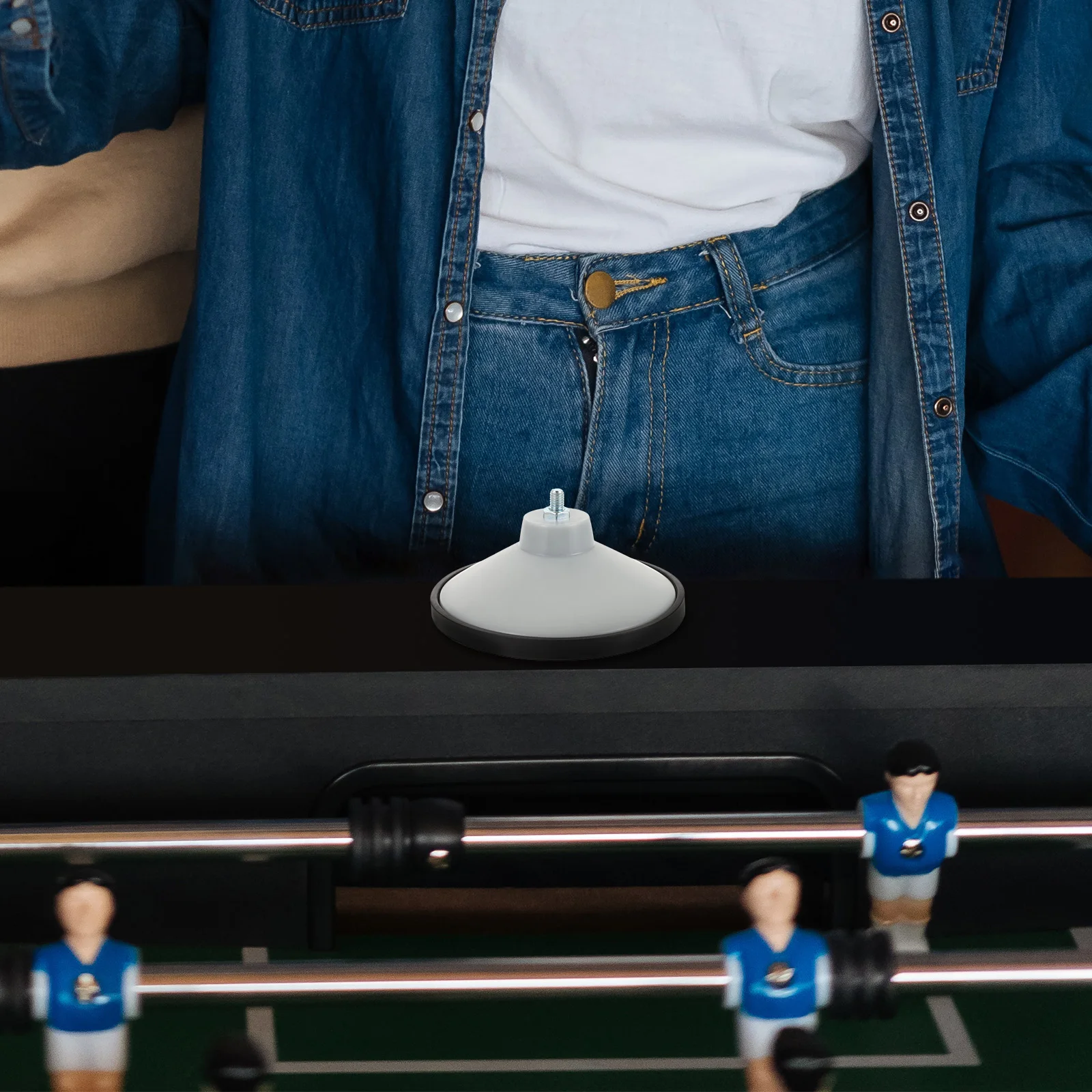 

Foosball Table Foot Pad 5 Inch Plastic Leveler for Table Football Machine Replacement Part Accessories Stabilizing Pad
