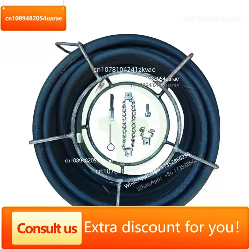 Impact Drill Dredge Sewer Main Pipeline Oil Cleaning Solid Spring Double Layer Rotating Shaft