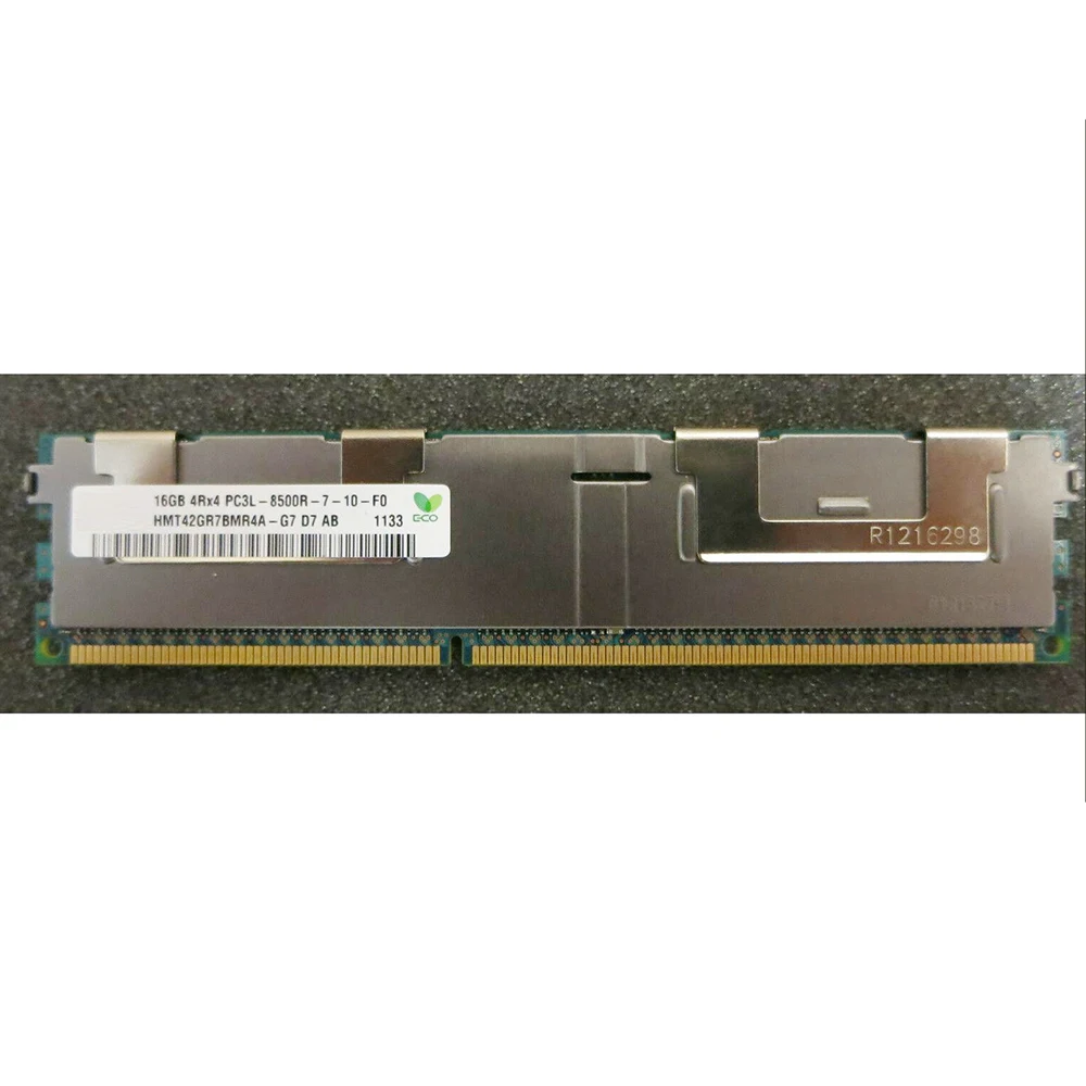 1 Stuks 16G 16Gb 4rx4 1066 Ecc Reg Ddr3l PC3L-8500R Ram Voor Sk Hynix Geheugen HMT42GR7BMR4A-G7