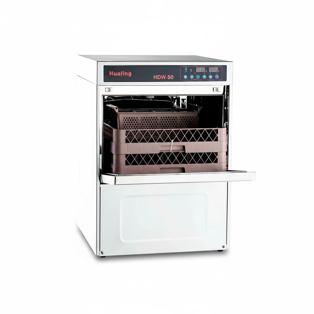

Commercial Dishwasher, Stainless Steel Countertop Dishwasher, Electric Washer, 476x550x720mm, for Hotel and Household Use
