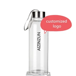 DIY Plastic Water Bottle Portable 550ML Personalized Outdoor Sport Safety Drink Cup Business Use Birth Gift Customized Logo Name