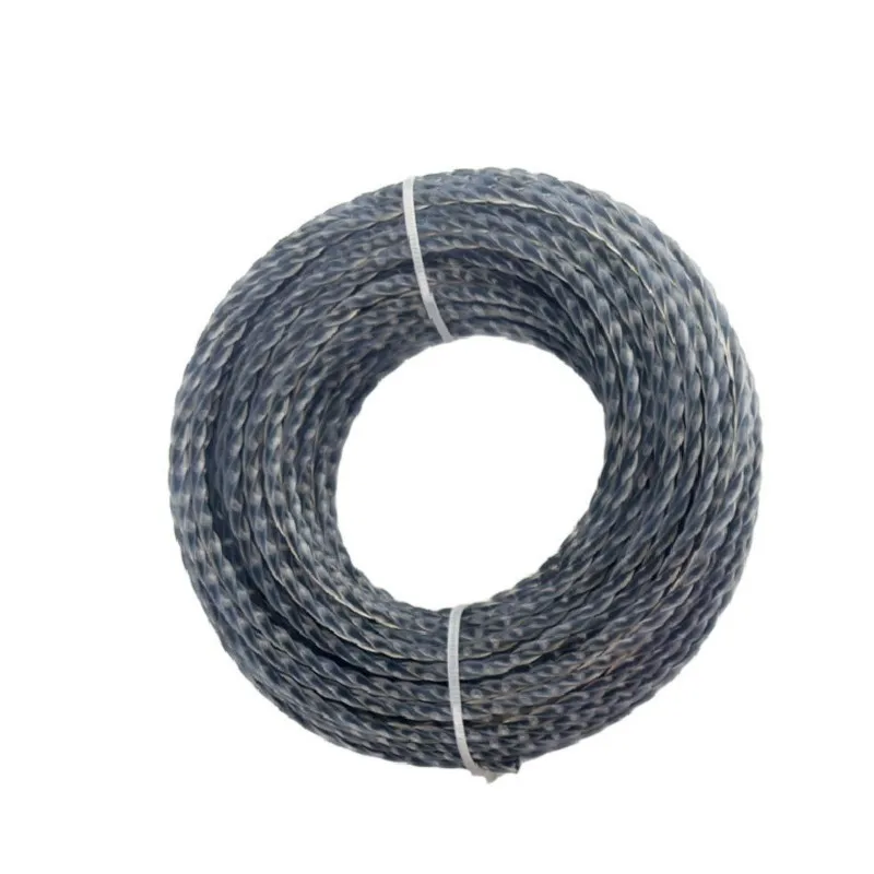 AB41-Trimmer Line 2.7Mm 15M Twist Trimmer Line Heavy Duty Nylon Weed Eater String Lawn Mower Brush Cutter Weed Eater String