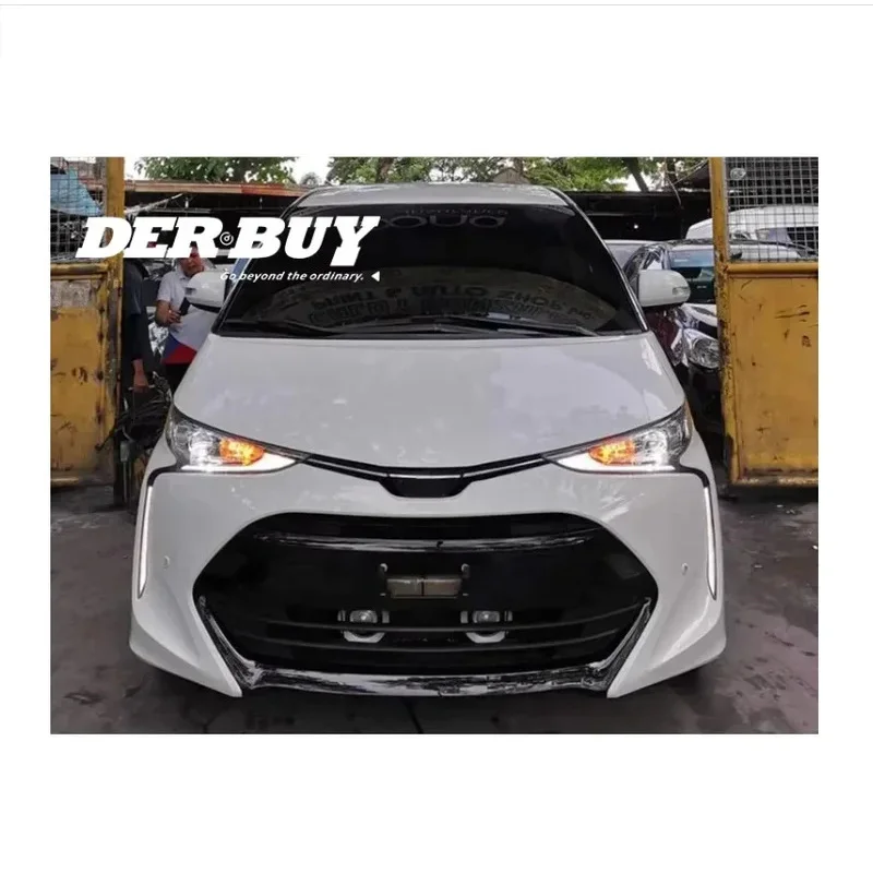 Car Accessories Body Kit For  Estima 2006-2013 With Headlamps Front Lip Rear Side Skirts ABS Material Auto Body Systems