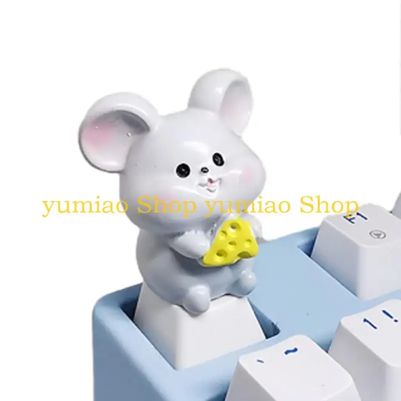 587B Chinese Zodiac Animal Keycaps 3D Animal Resin Keycap For Mechanical Keyboards