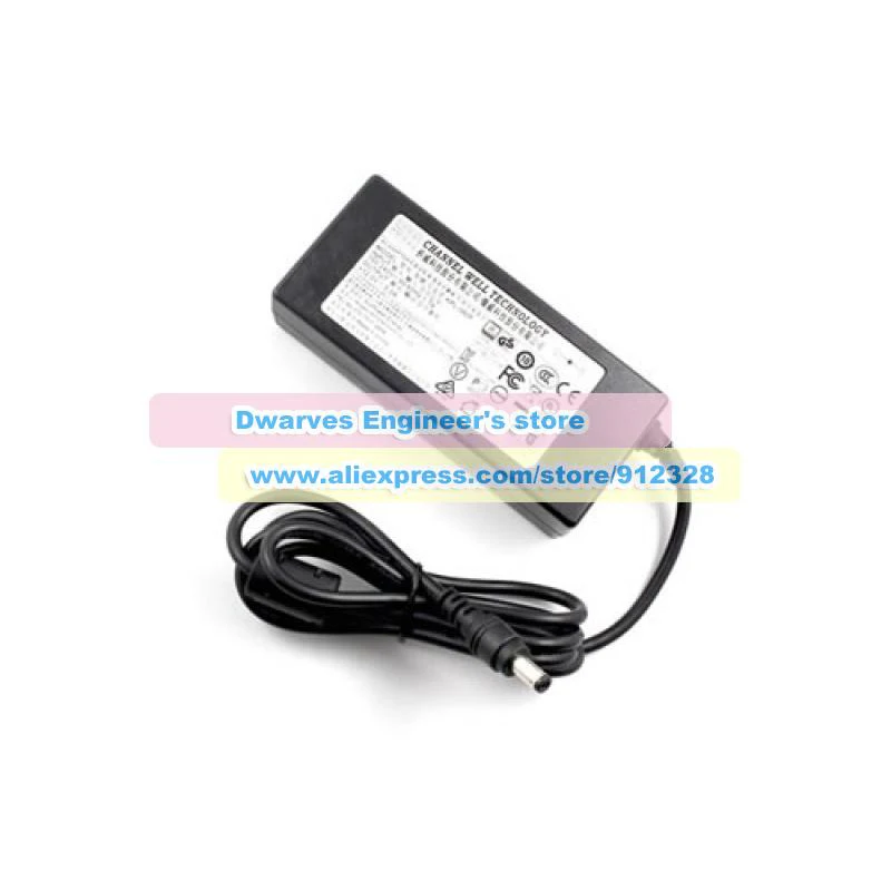 Genuine 12V 5A 60W CWT AC Adapter CAD060121 KPL-060F PAA060F Laptop Charger for MSI AG32C ACER ED322Q ED273UR PBIDPX WQHD ED273A