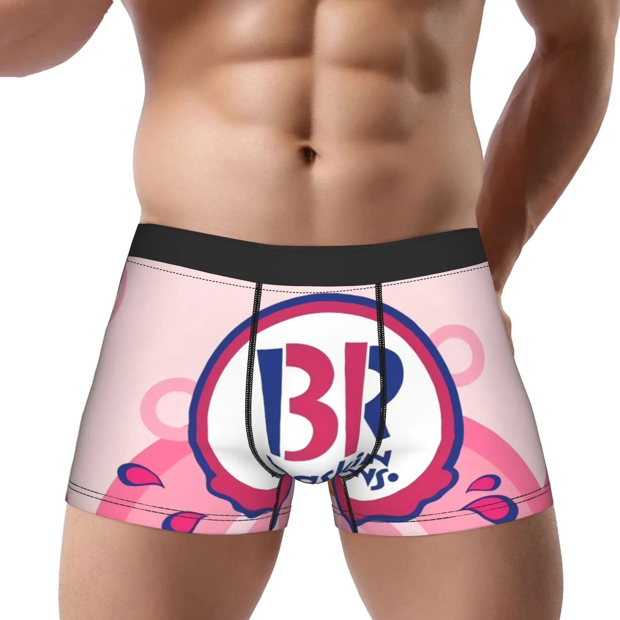 

Baskin Robbins Underpants Homme Panties Man Underwear Baskin Robbins Print Shorts Boxer Briefs